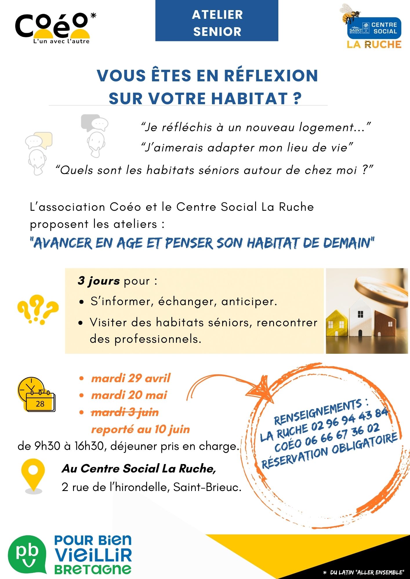 Un atelier « Avancer en Age et Penser son Habitat de demain », Saint-Brieuc Ouest.